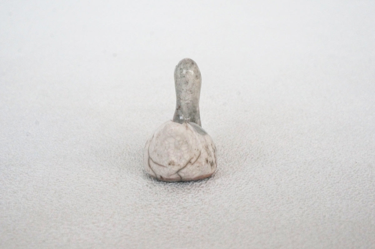 030 楽焼き　コハクチョウ　小