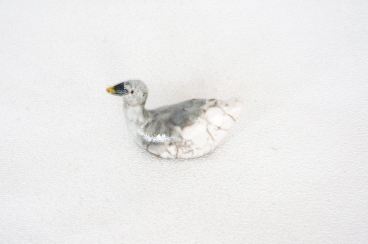 030 楽焼き　コハクチョウ　小