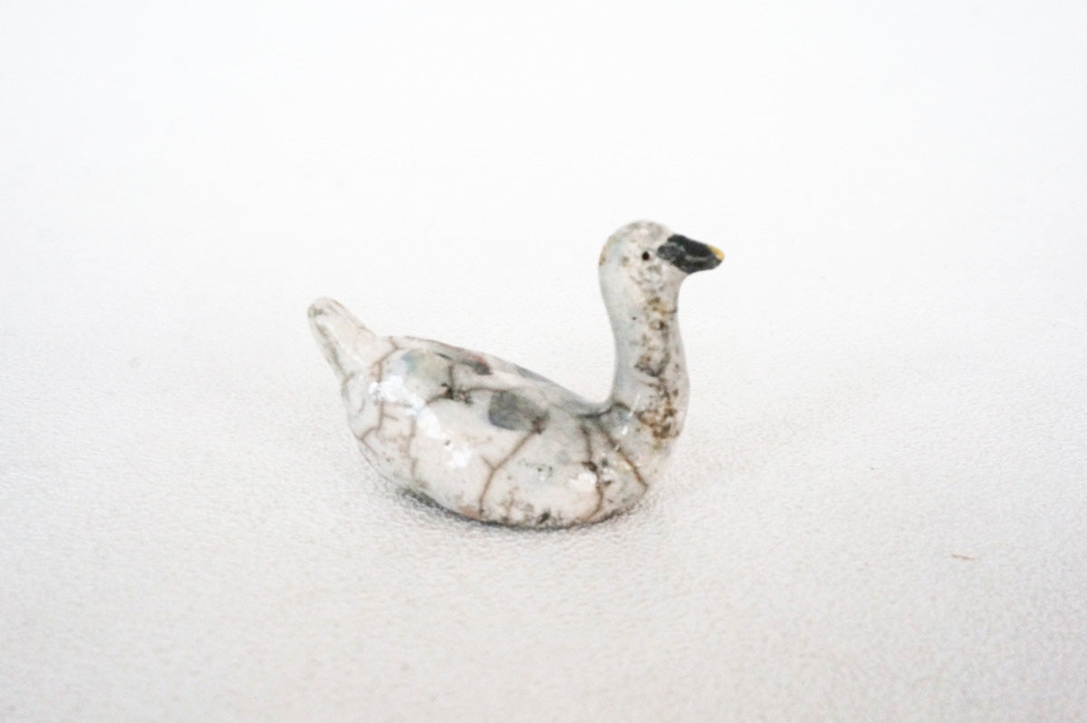 030 楽焼き　コハクチョウ　小