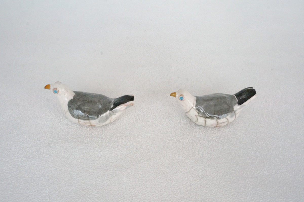 031 楽焼き　カモメ