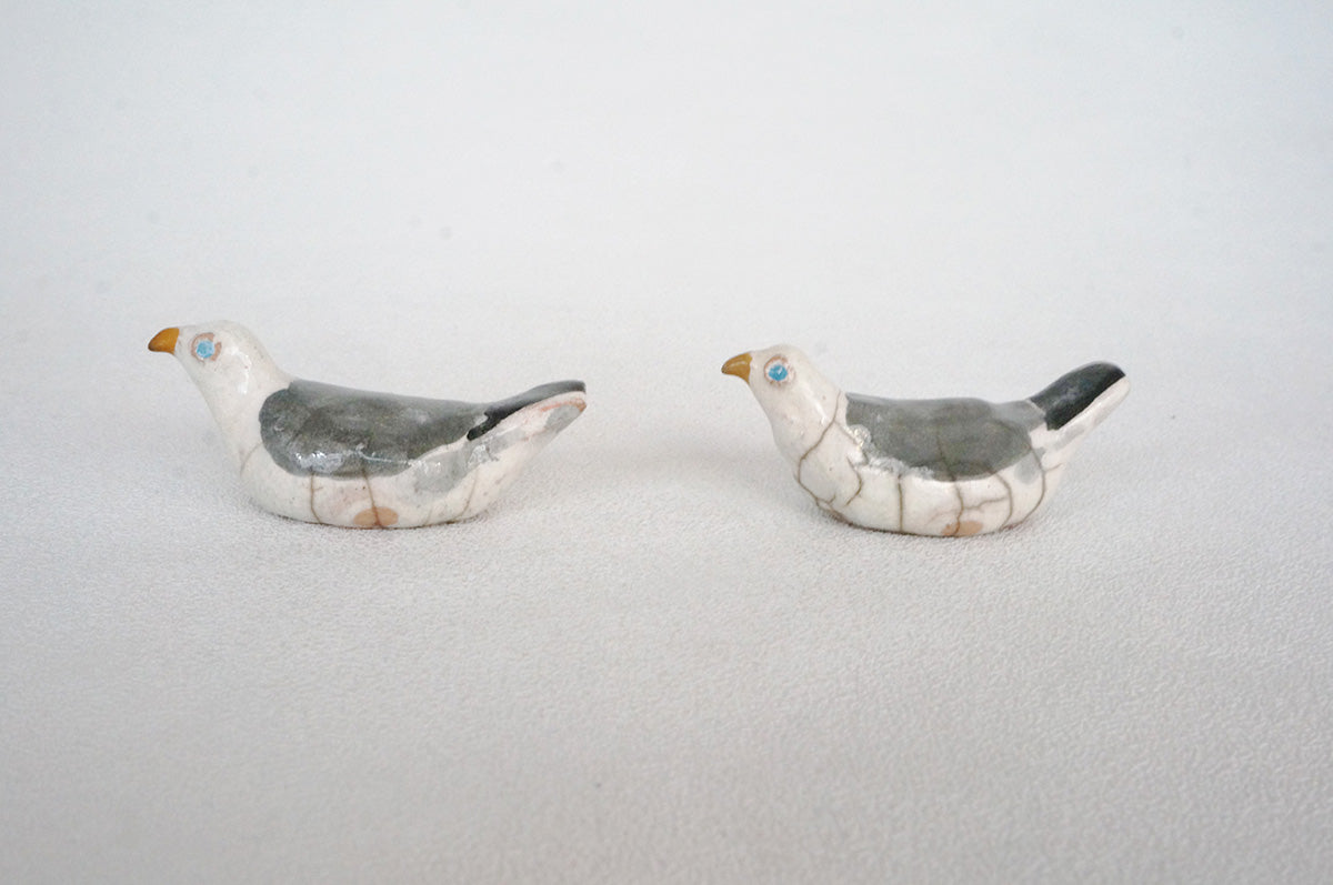 031 楽焼き　カモメ