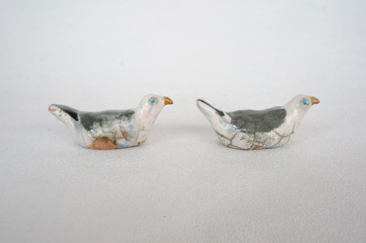 031 楽焼き　カモメ