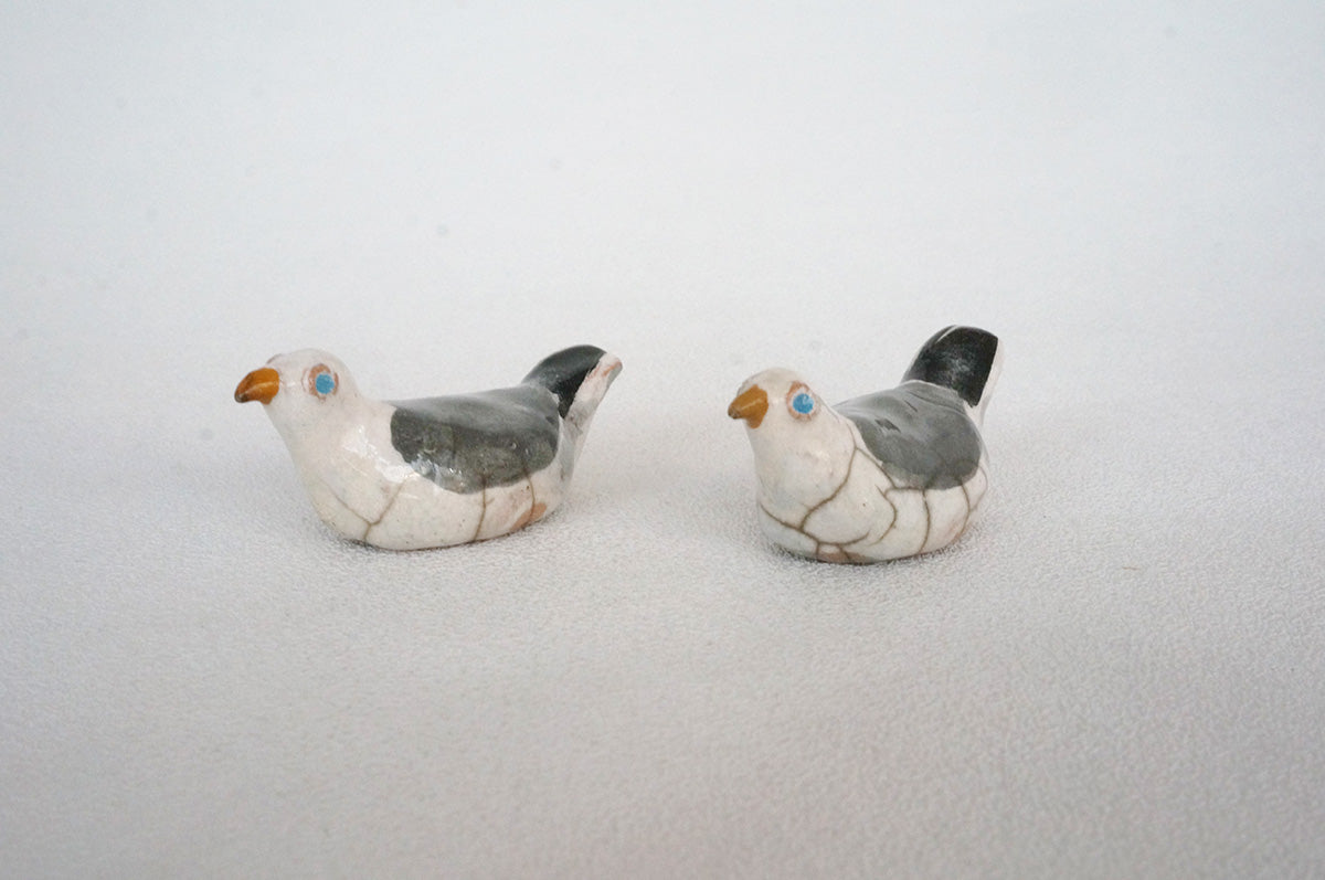 031 楽焼き　カモメ