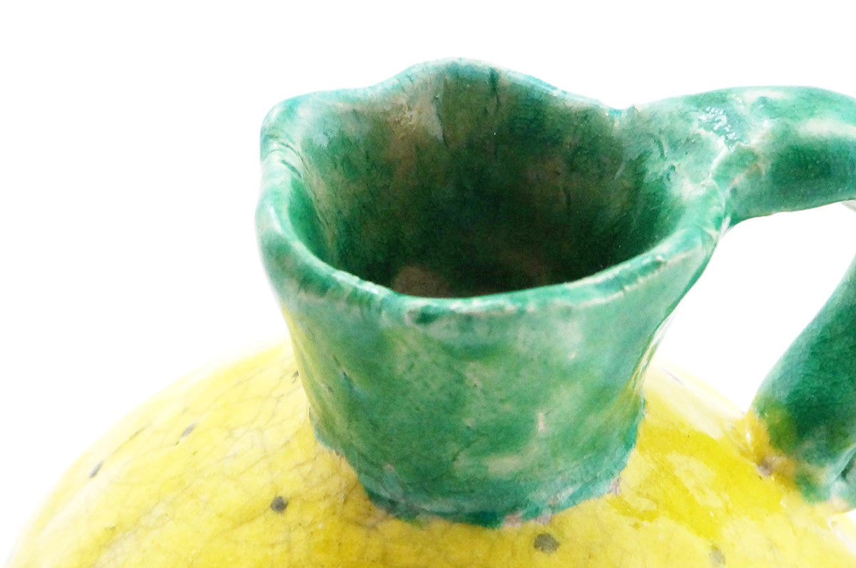 032 楽焼き　泪壺