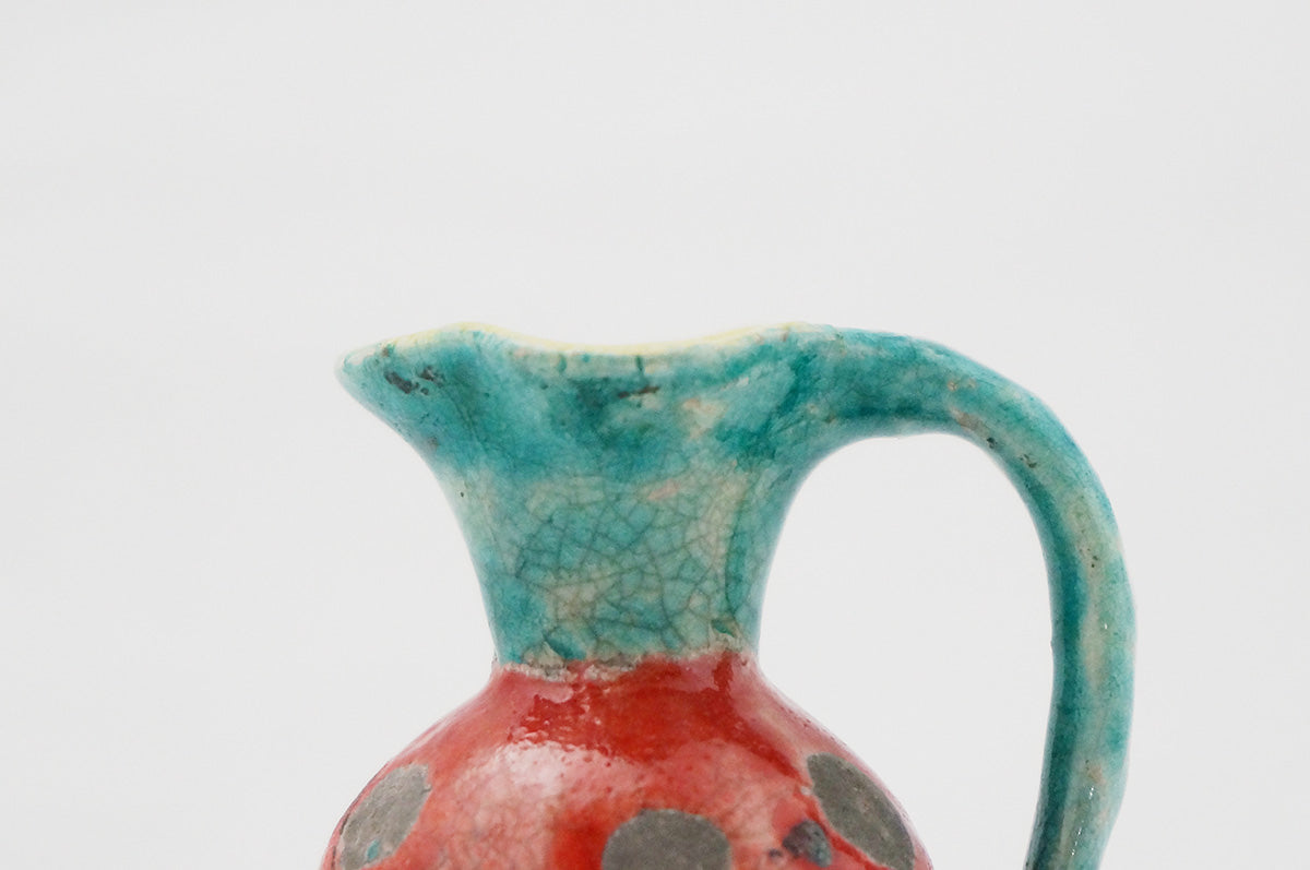 032 楽焼き　泪壺