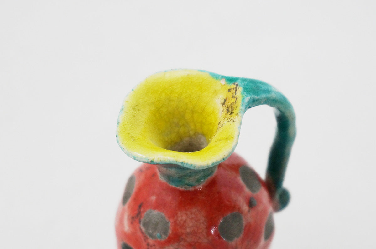 032 楽焼き　泪壺