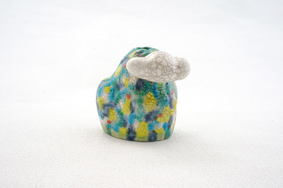 033 山と雲　一輪差