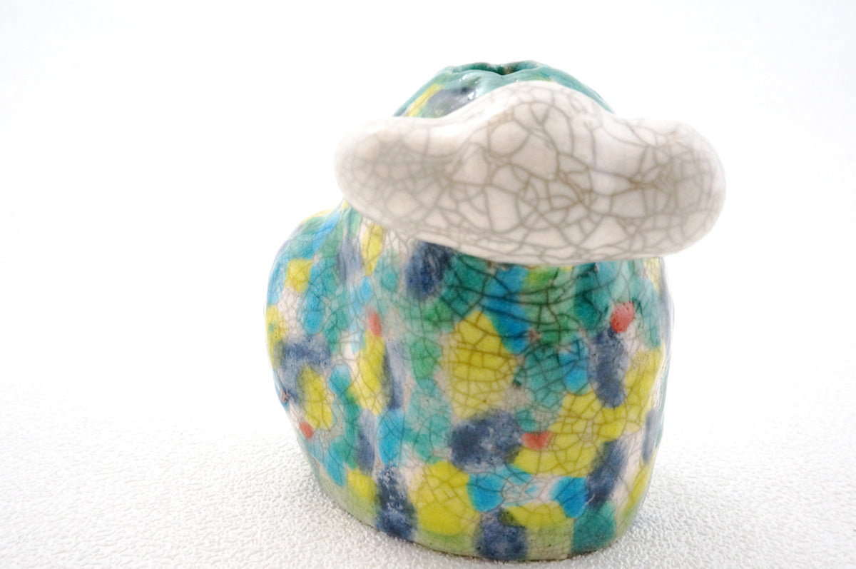 033 山と雲　一輪差