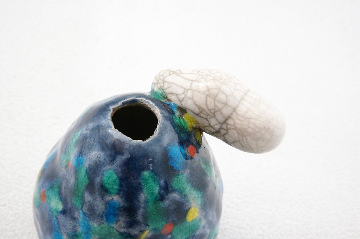 033 山と雲　一輪差