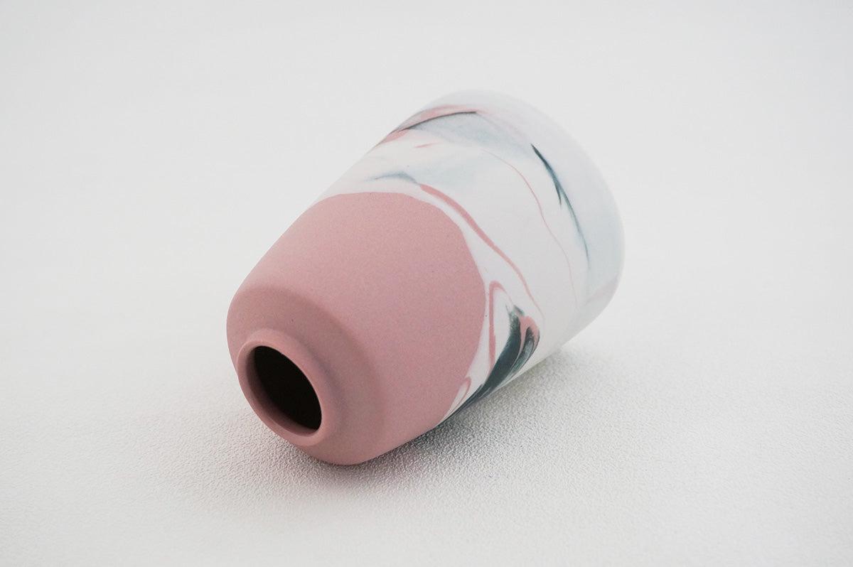 034 marble アロマポット兼一輪挿し