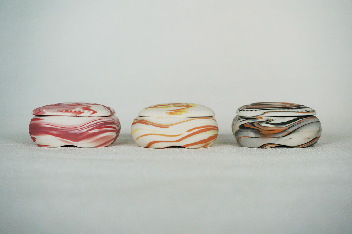 035 marble 四角蓋物