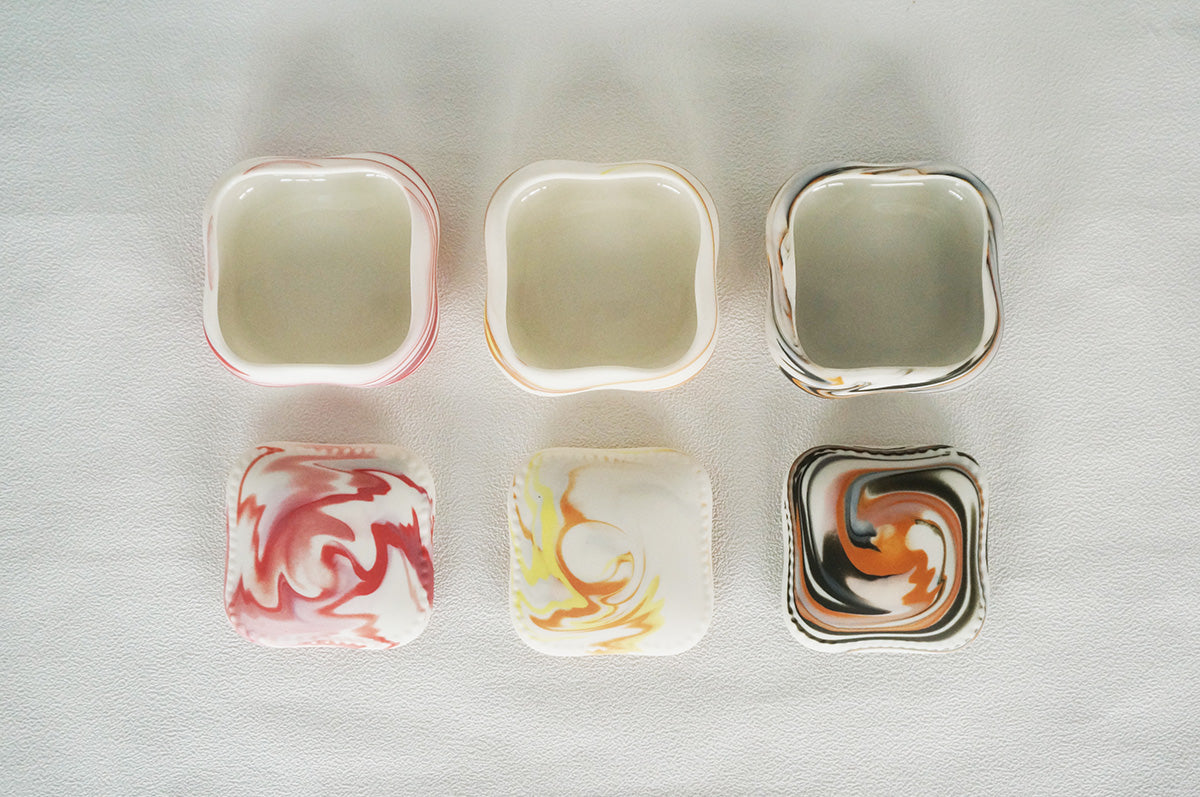 035 marble 四角蓋物