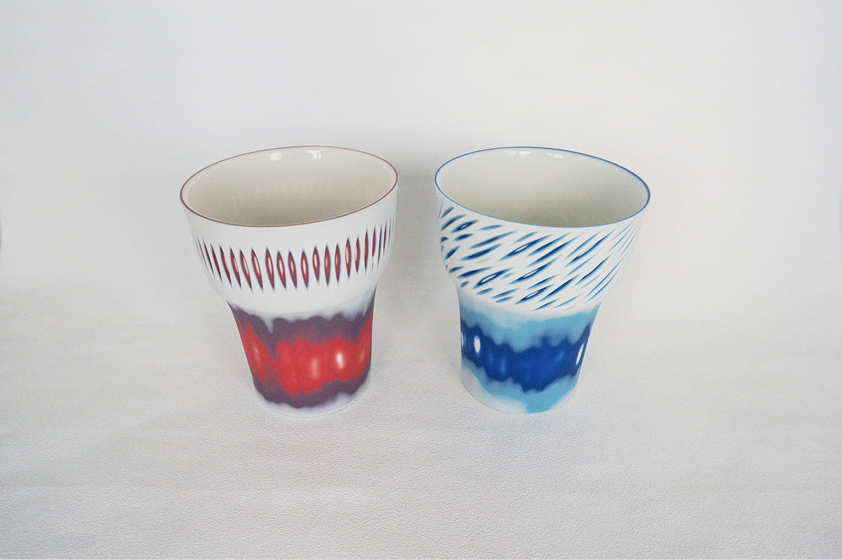 044 重色目 ビアグラス