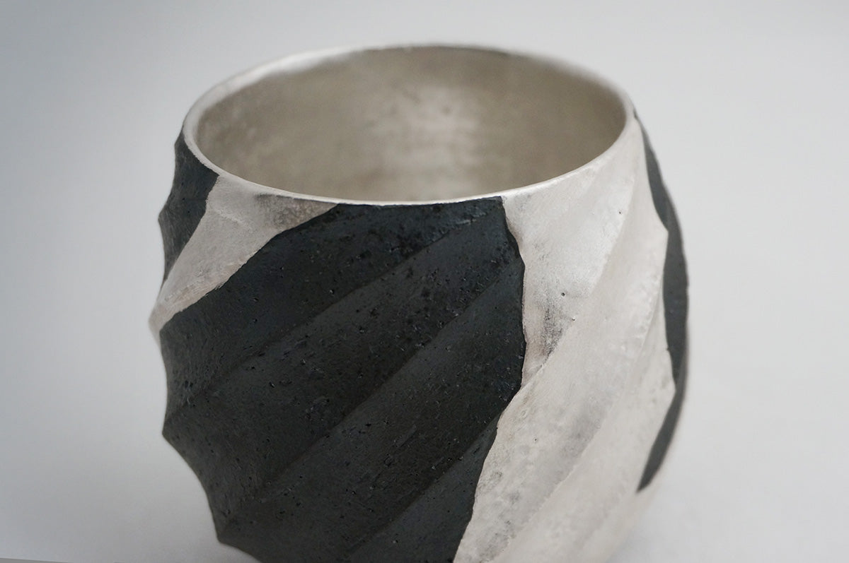 44 Spiral 銀彩ロックカップ