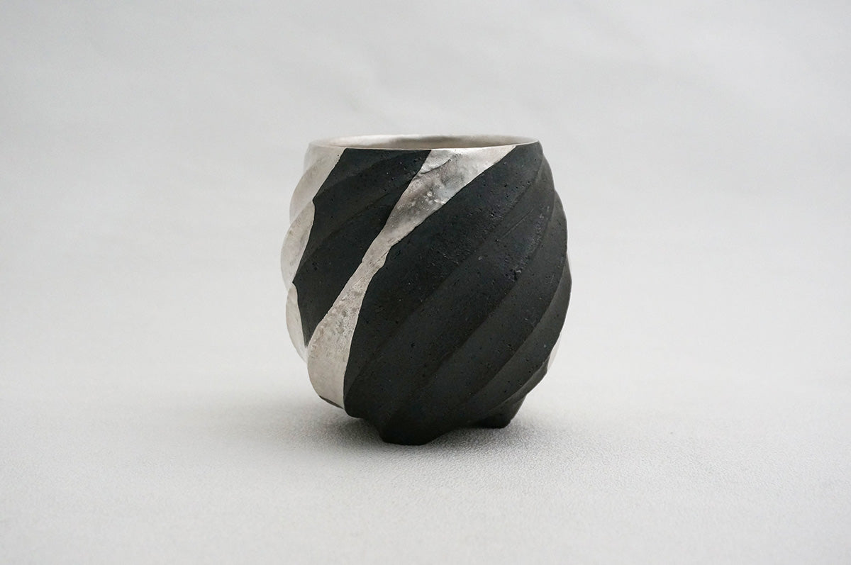 44 Spiral 銀彩ロックカップ