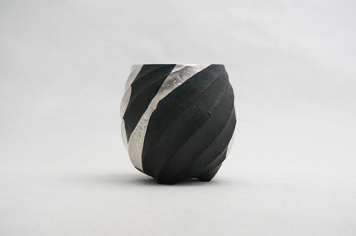 44 Spiral 銀彩ロックカップ