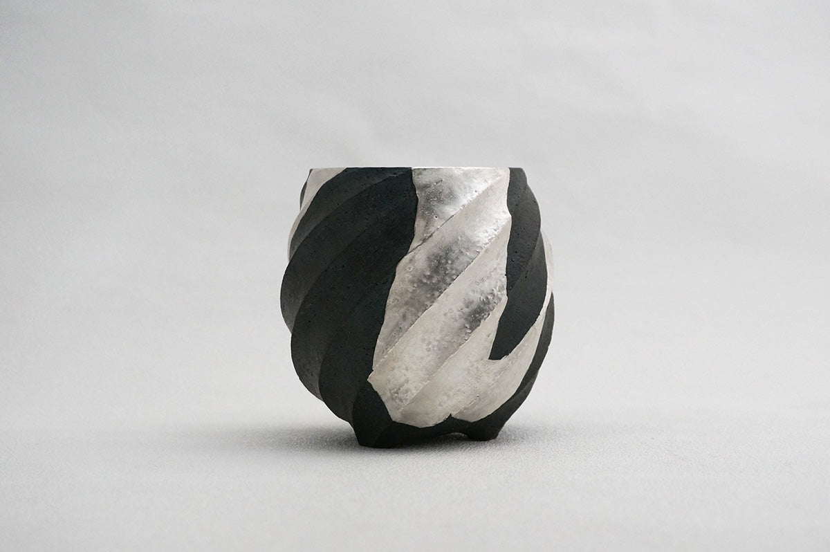 44 Spiral 銀彩ロックカップ