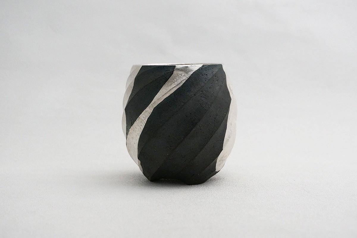 44 Spiral 銀彩ロックカップ