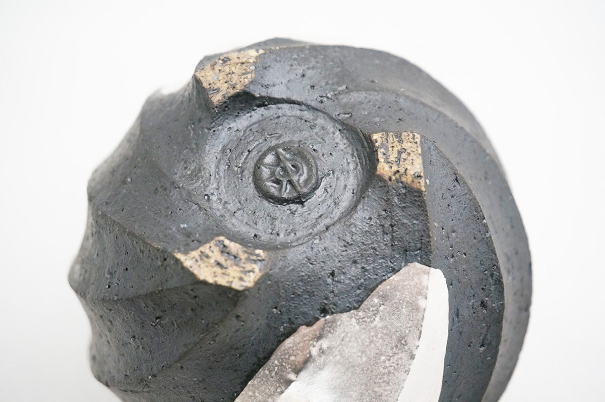 45 Spiral 銀彩ナローロックカップ