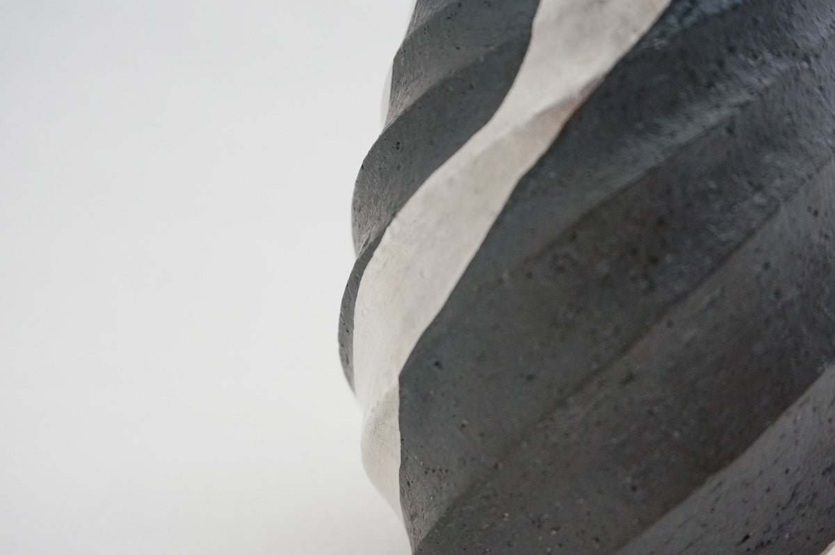 45 Spiral 銀彩ナローロックカップ