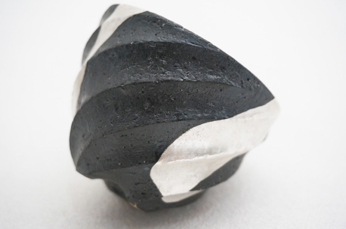 46 Spiral 銀彩ぐい呑 1