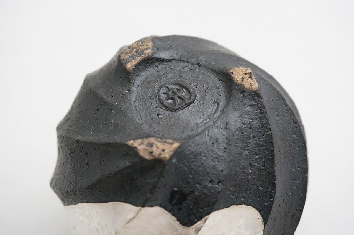 47 Spiral 銀彩ペンギン片口 1