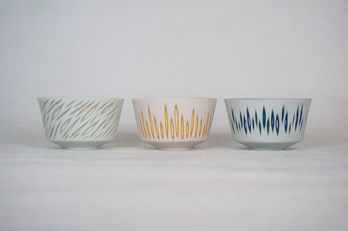 047 重色目 高台ぐい呑み