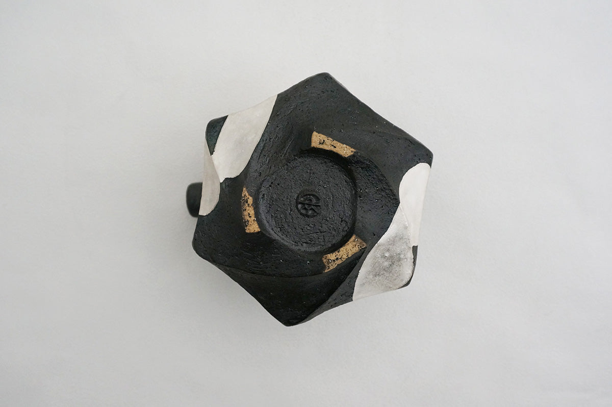 47 Spiral 銀彩ペンギン片口 2