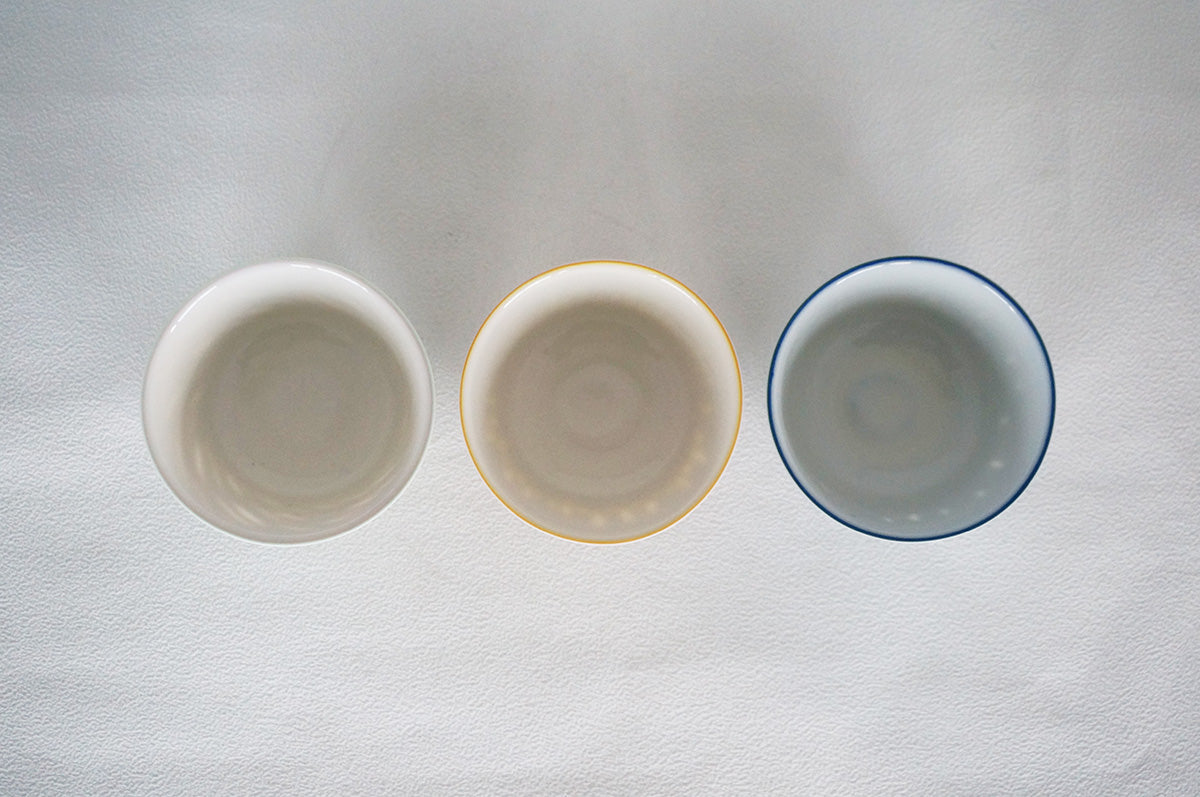 047 重色目 高台ぐい呑み