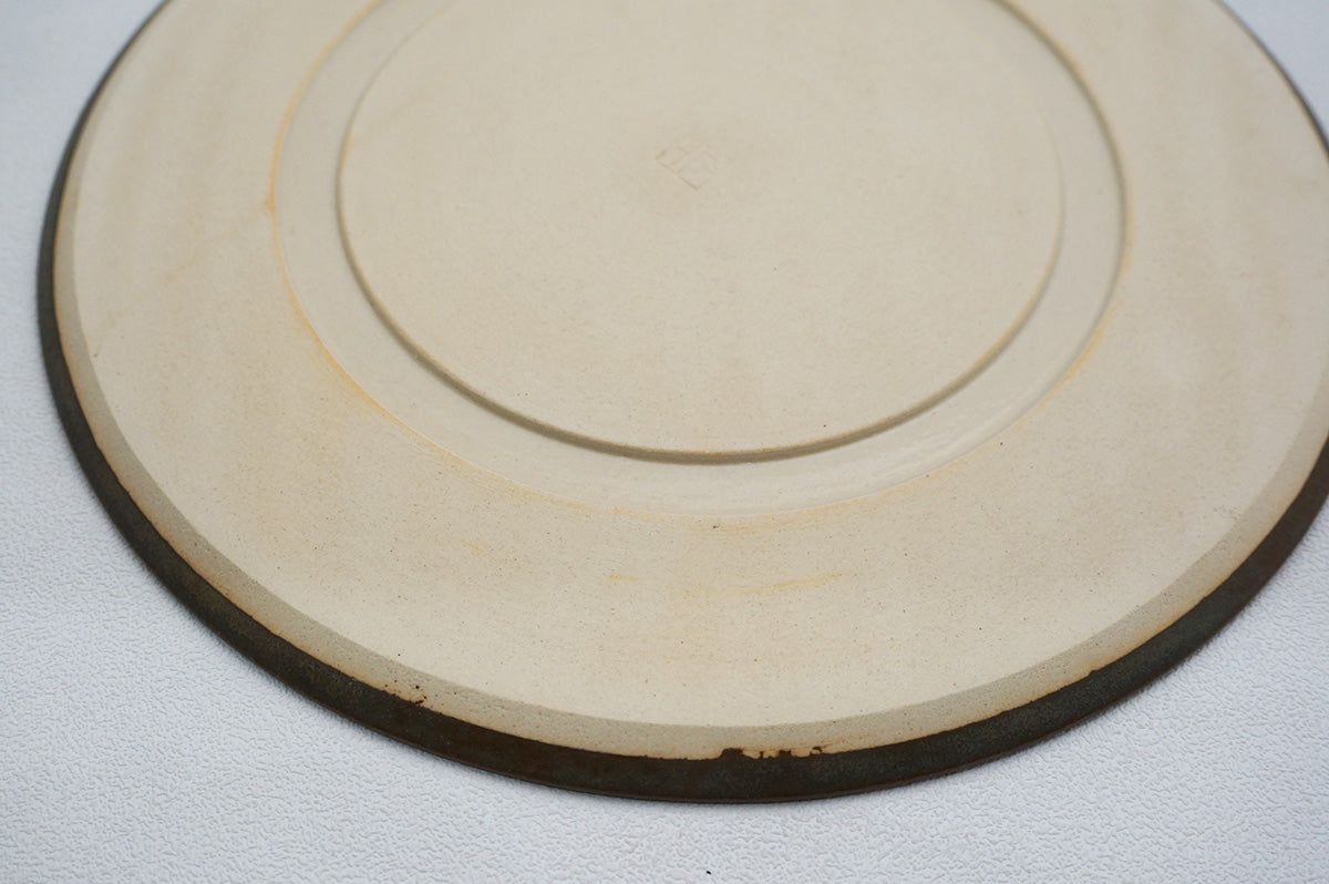 048 stand plate L ブラックゴールド