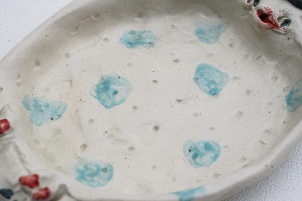 イキモノ菓子皿