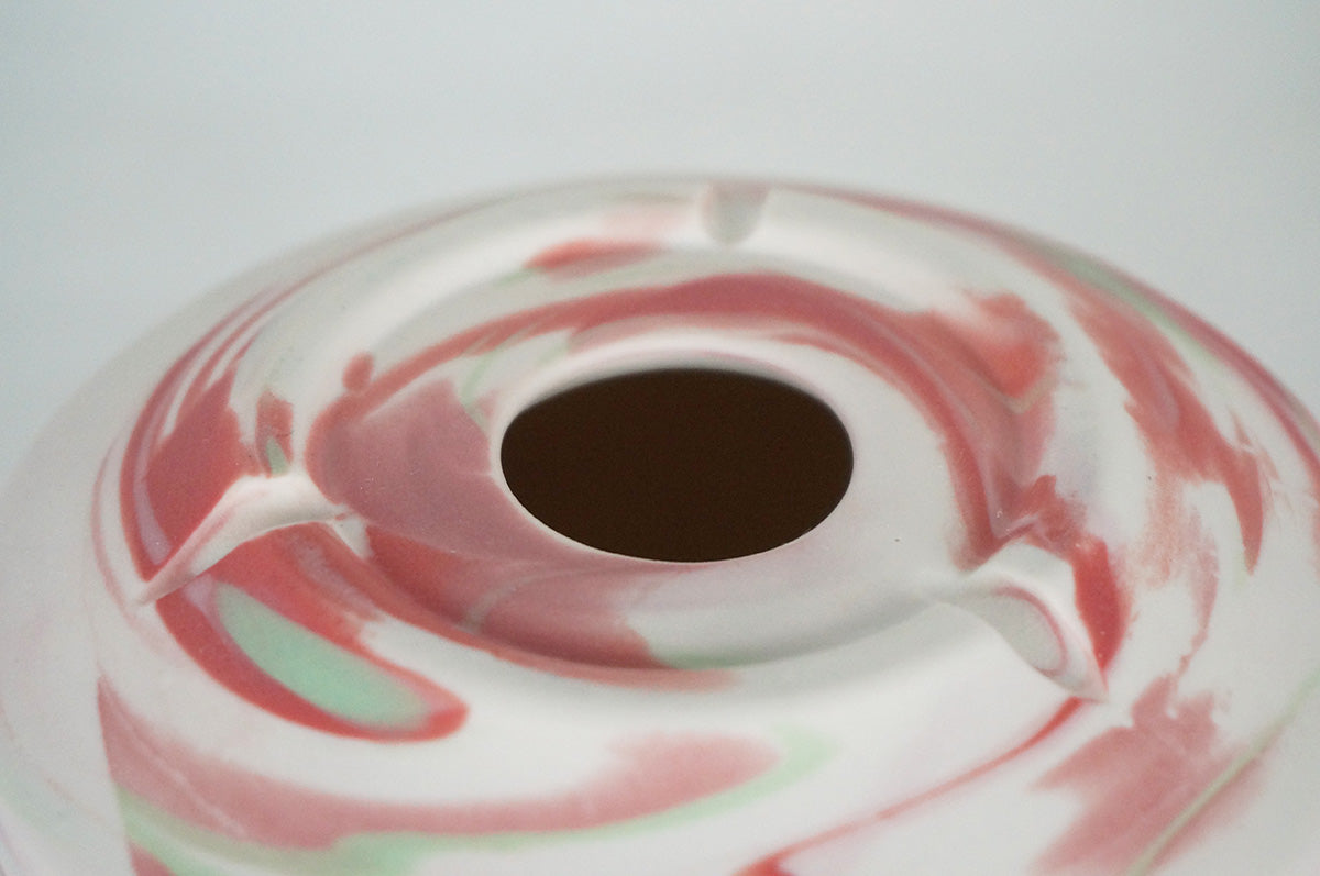 056 marble 富士型植木鉢 L