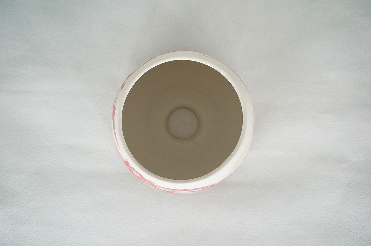 056 marble 富士型植木鉢 L