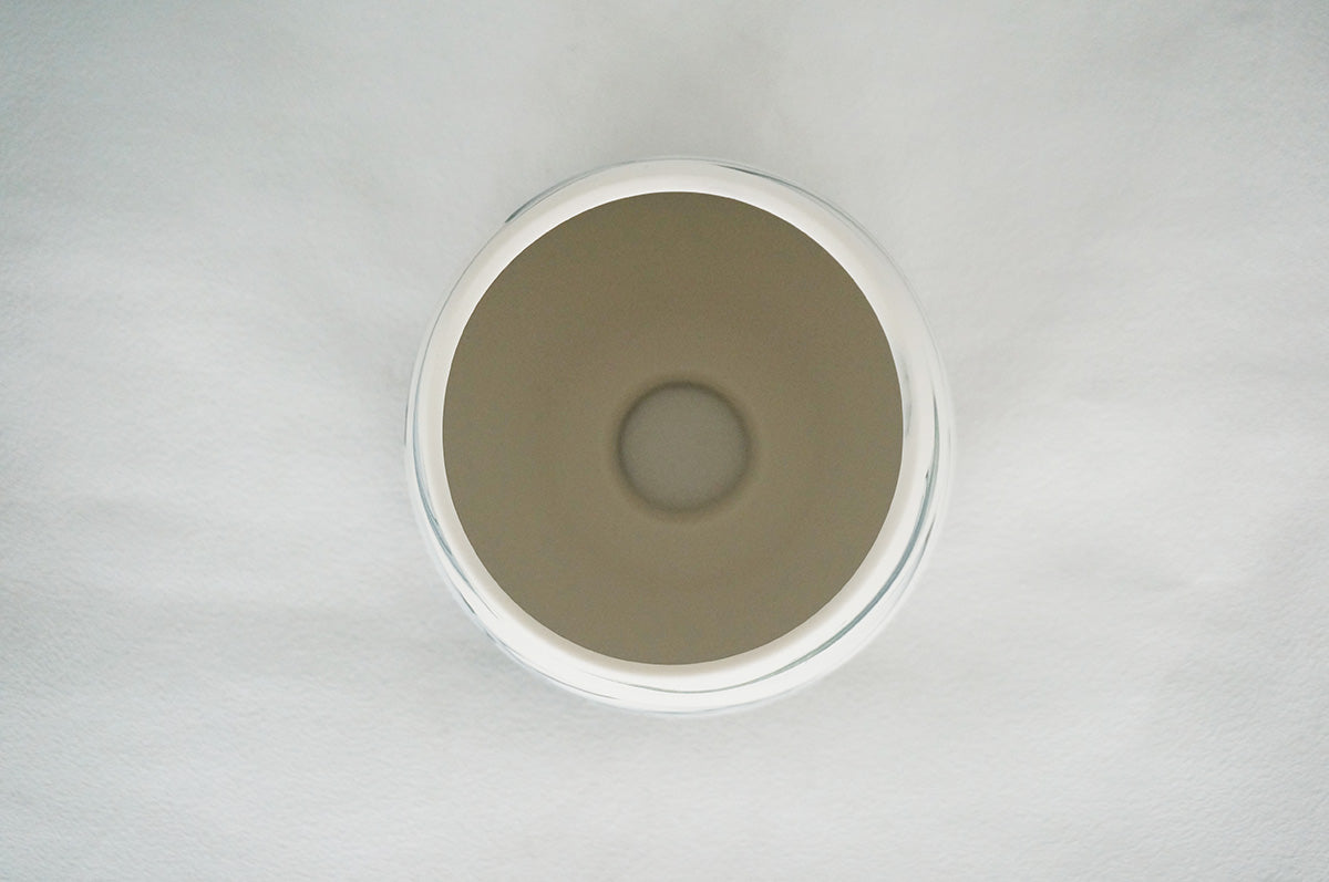 056 marble 富士型植木鉢 L