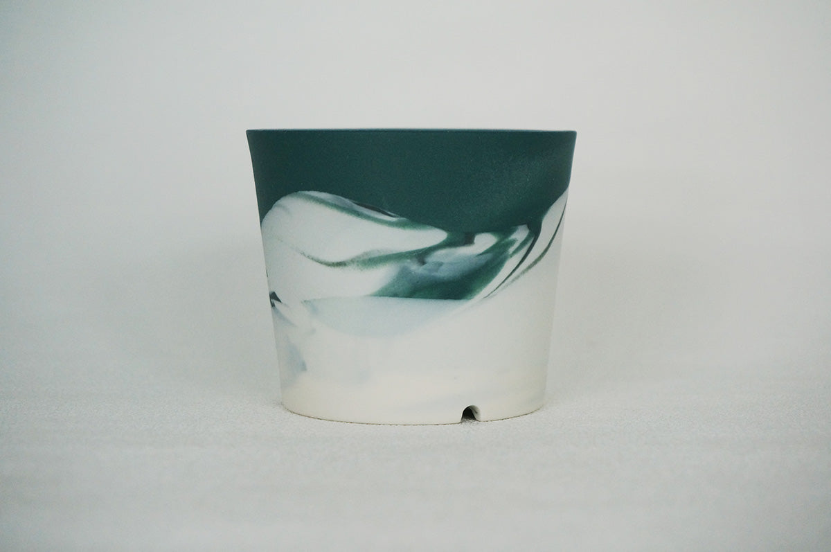 057 marble 植木鉢