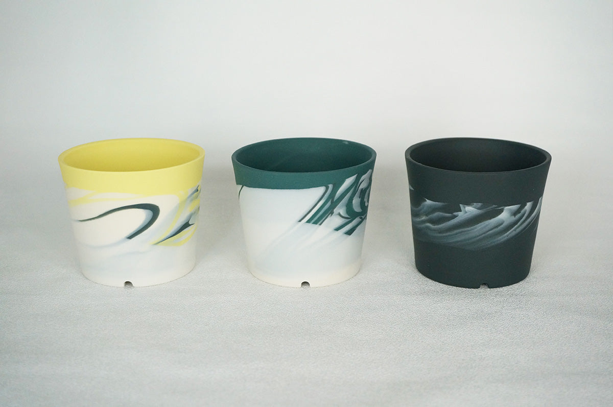 057 marble 植木鉢