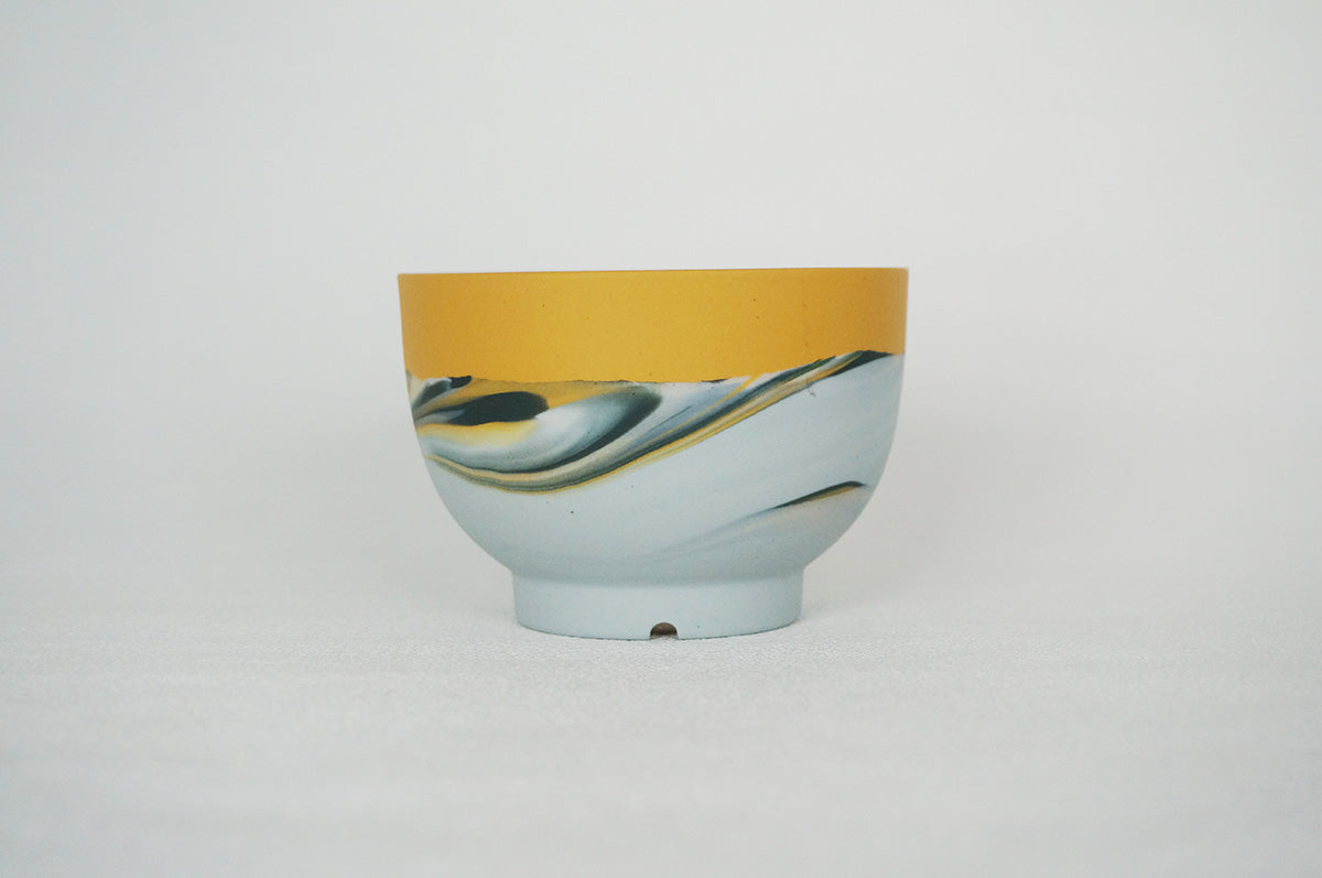 058 marble 碗型植木鉢