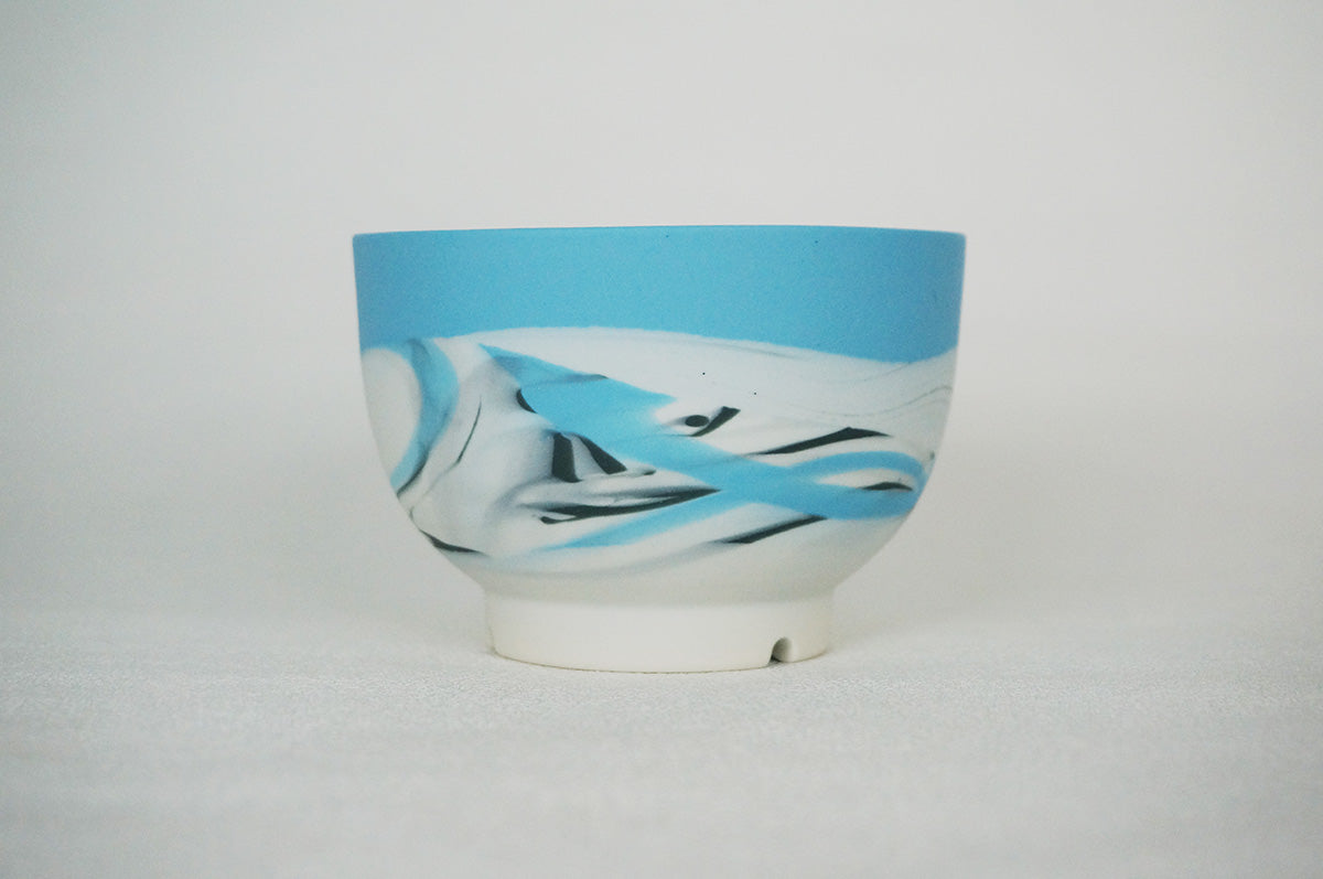 058 marble 碗型植木鉢