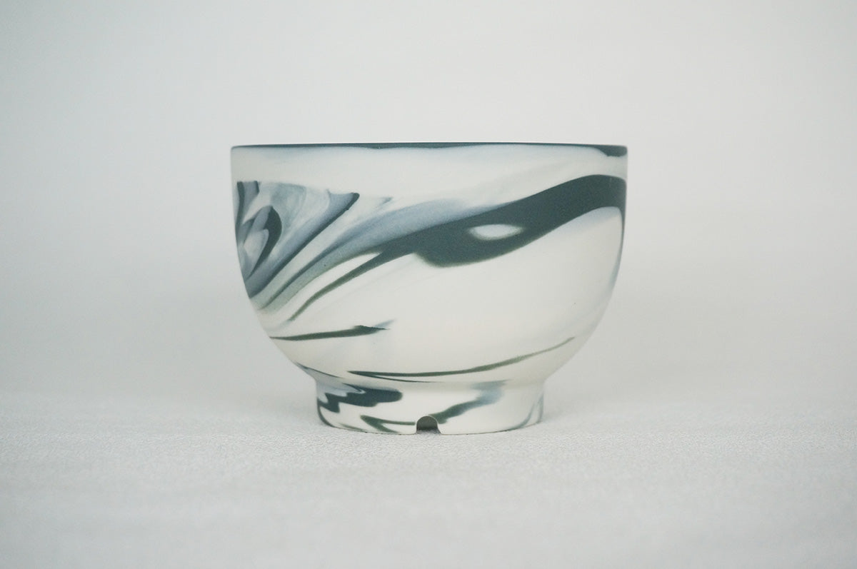 058 marble 碗型植木鉢