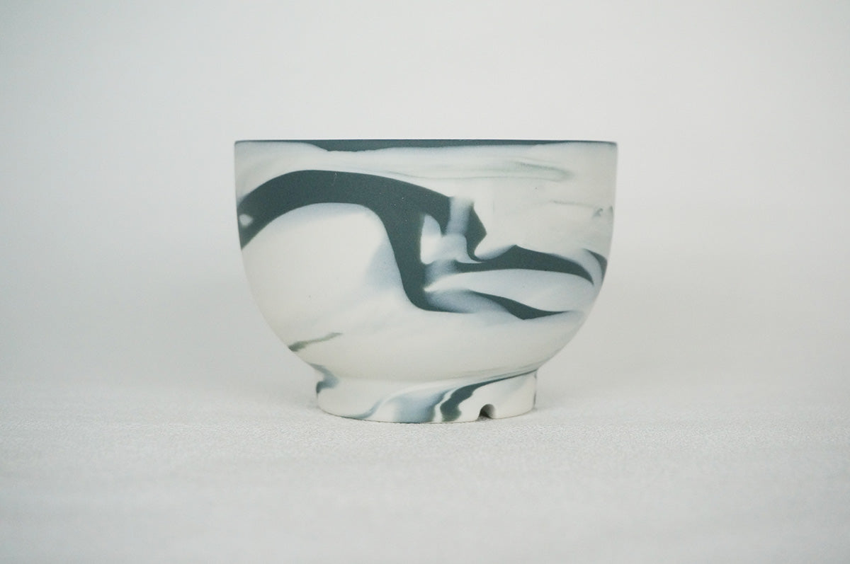 058 marble 碗型植木鉢