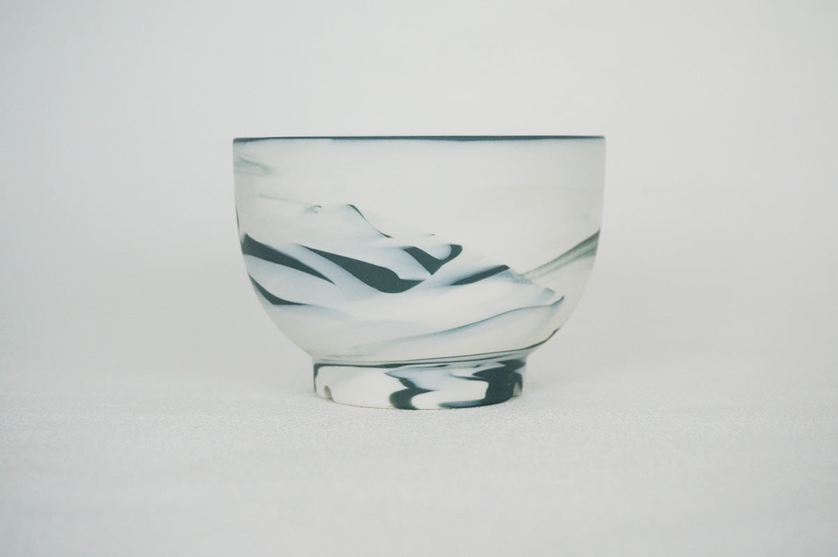 058 marble 碗型植木鉢