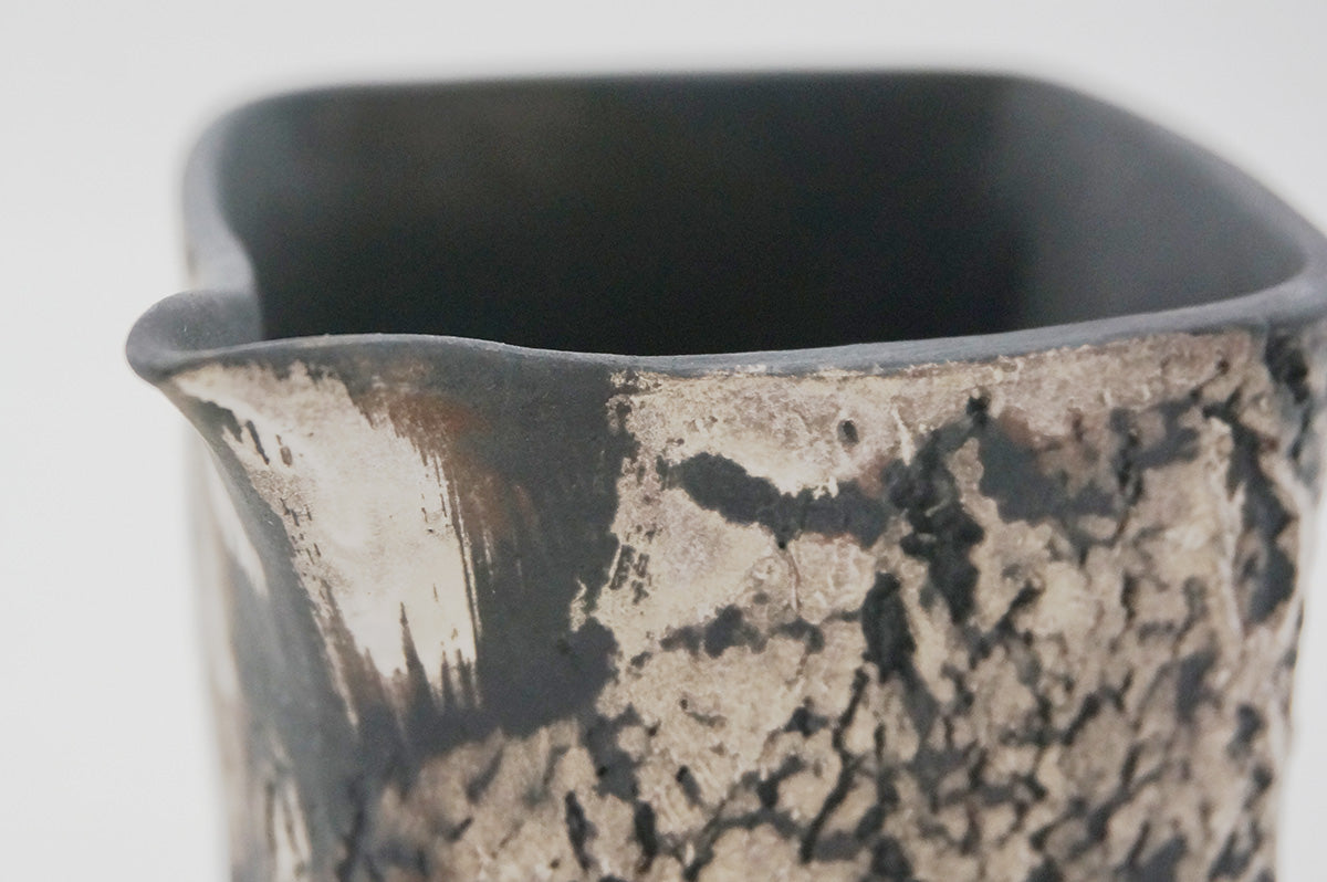 059 墨銀 片口（茶海）1