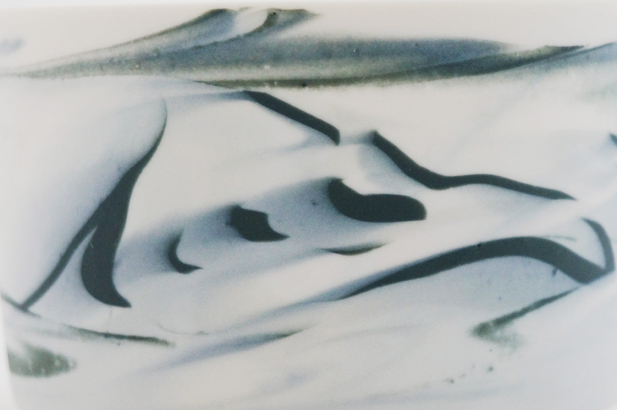 059 marble 円柱鉢L