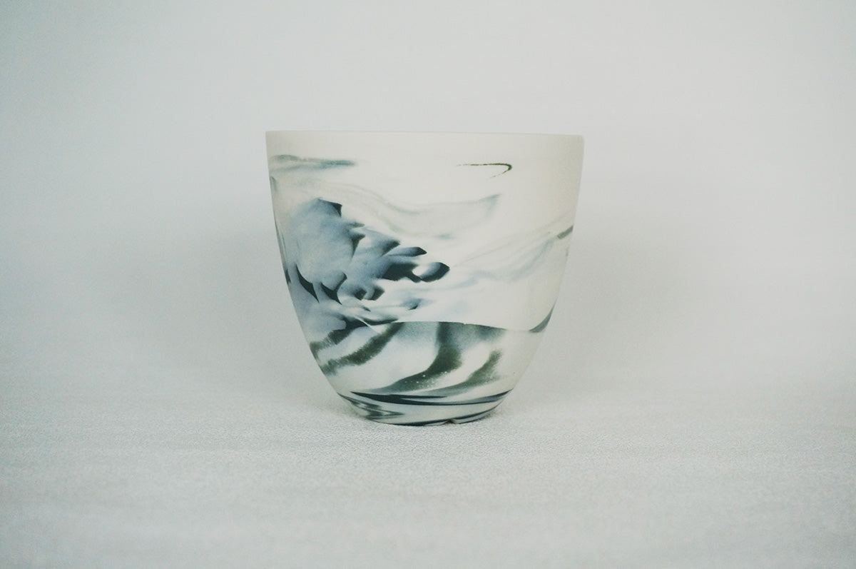 061 marble 丸深鉢M