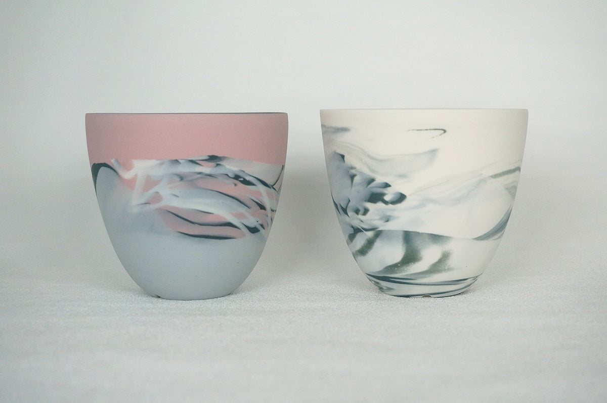 061 marble 丸深鉢M