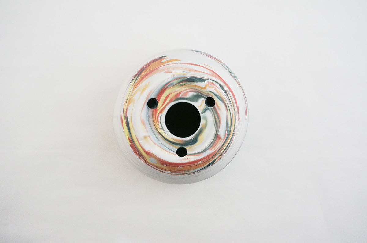 062 marble 丸深鉢L