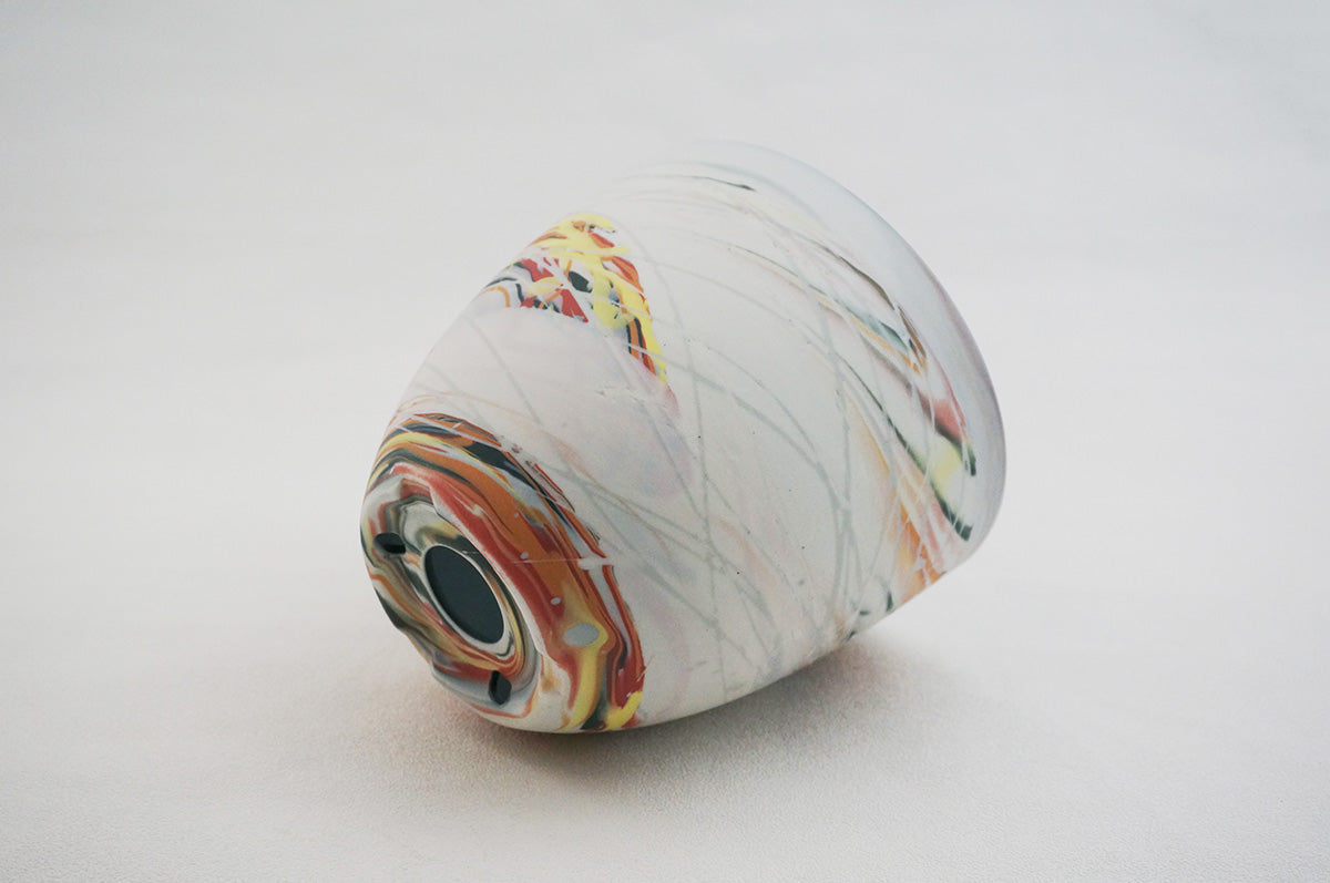 062 marble 丸深鉢L