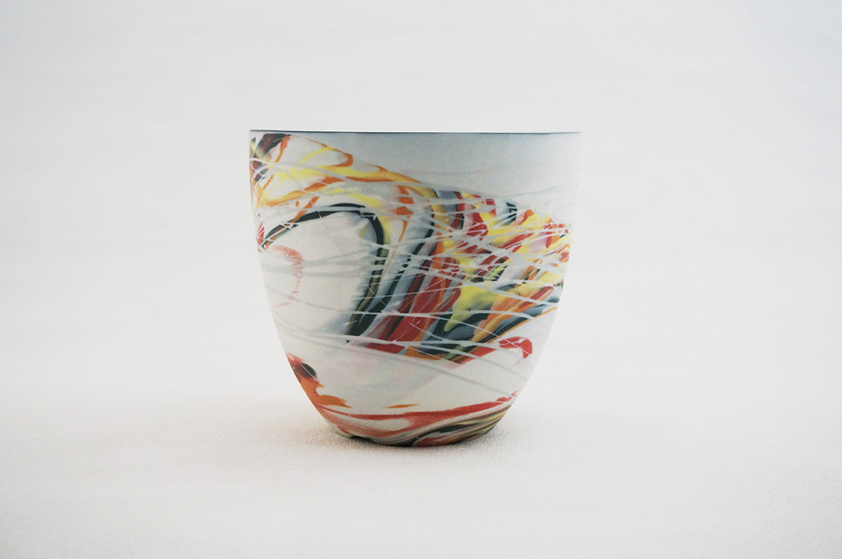 062 marble 丸深鉢L