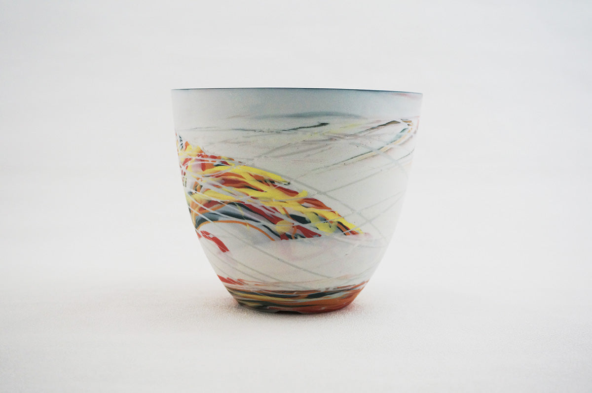 062 marble 丸深鉢L