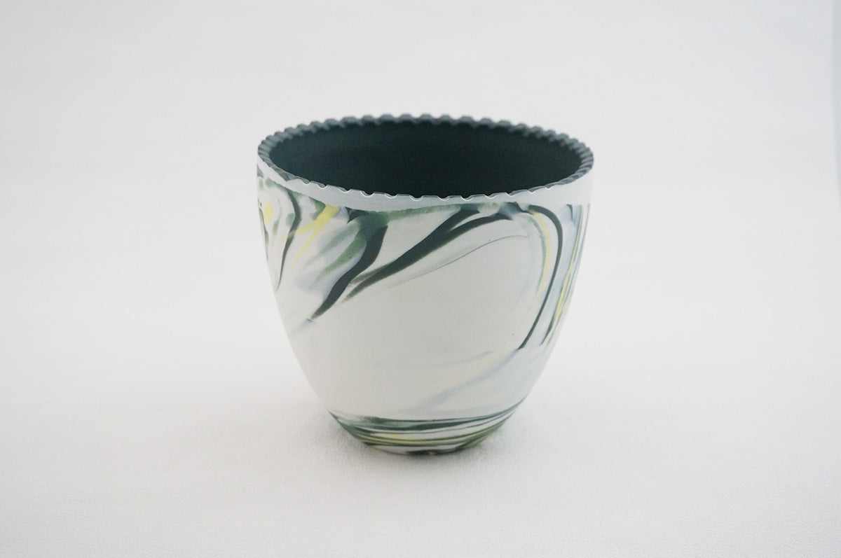 062 marble 丸深鉢L